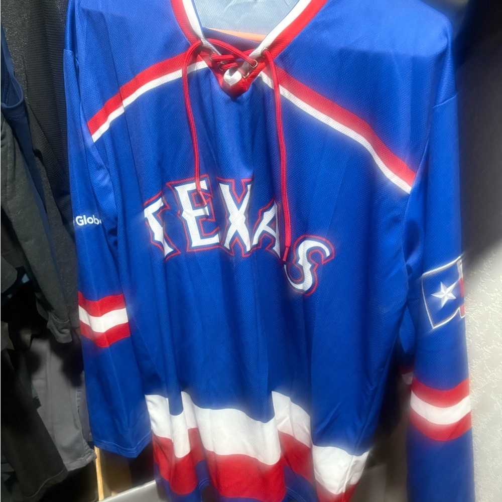 Blue Texas Hockey Jersey
